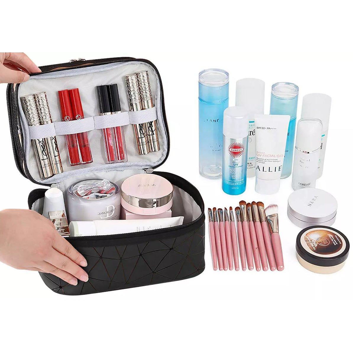 Makeup Bags Double layer Travel Cosmetic Cases Bags & Travel - DailySale