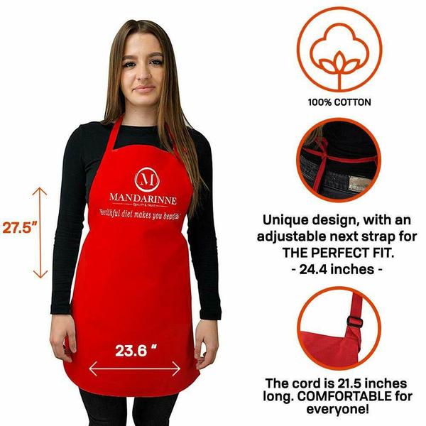 Mandarinne Silicone Oven Mitts and Apron Set Kitchen & Dining - DailySale