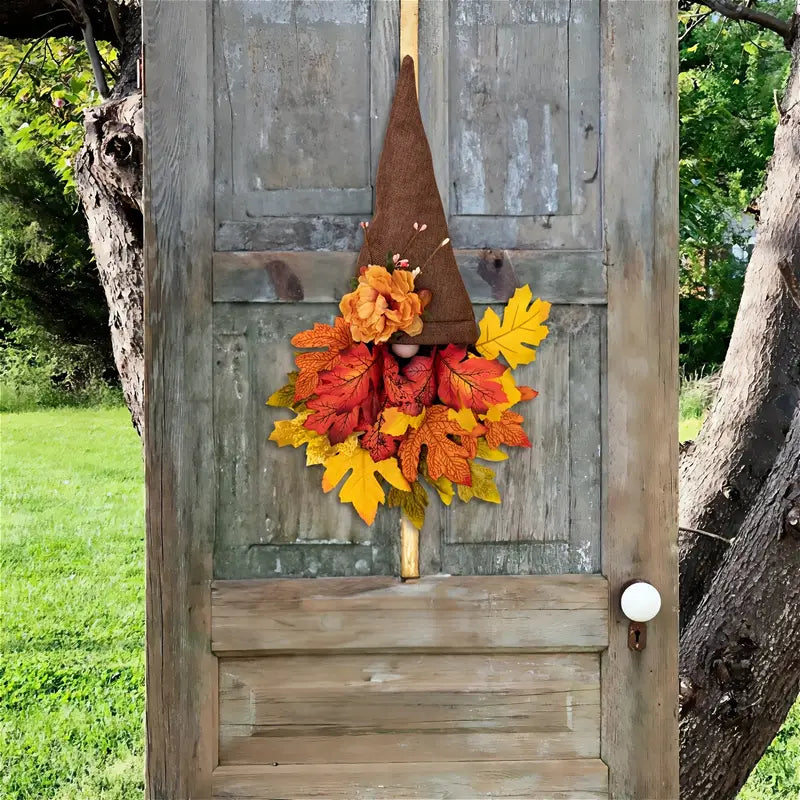 Maple Gnome Front Door Hanging Decorations Holiday Decor & Apparel - DailySale