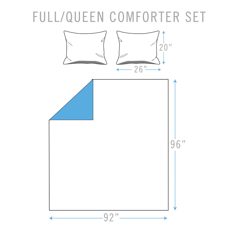 Marble Reversible Comforter Set Bedding - DailySale
