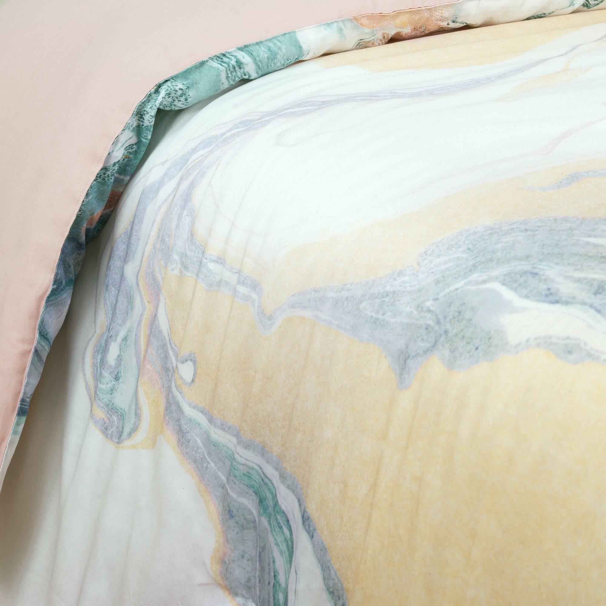 Marble Reversible Comforter Set Bedding - DailySale