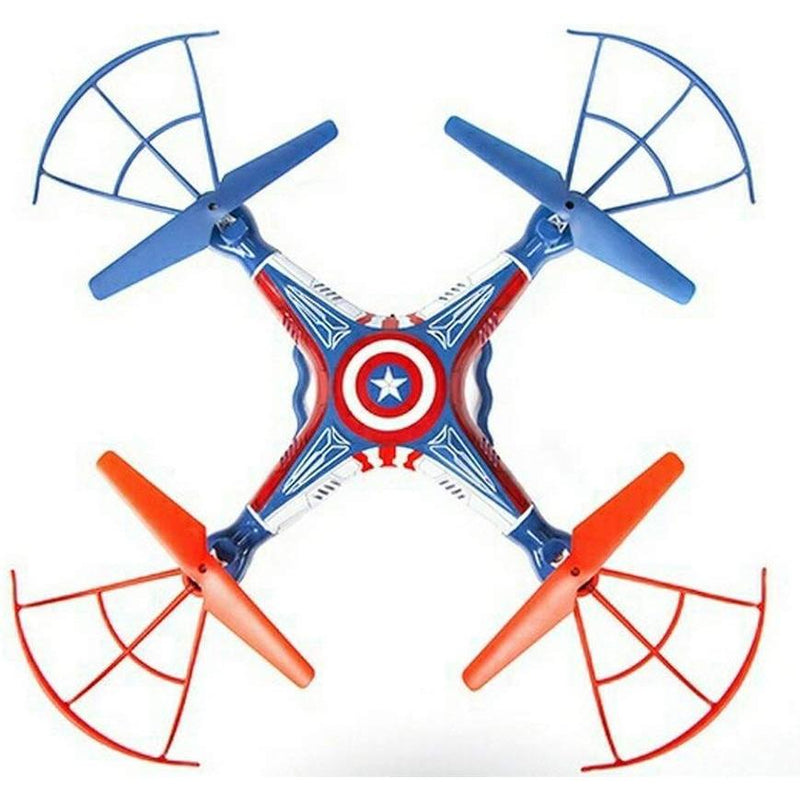 Marvel Licensed Avengers Sky Hero 2.4GHz 4.5CH RC Drone Toys & Games Blue - DailySale