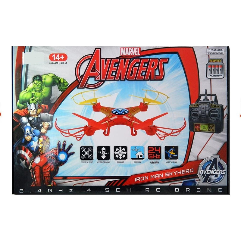 Marvel Licensed Avengers Sky Hero 2.4GHz 4.5CH RC Drone Toys & Games - DailySale