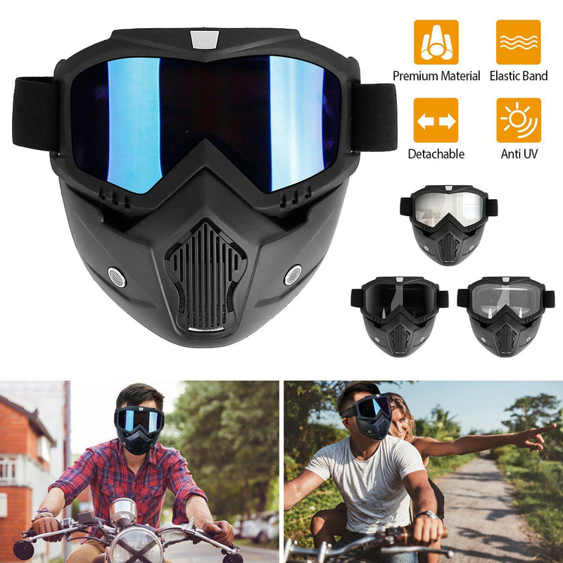 Mask Riding Goggle with Adjustable Non-slip Trip Mouth Filter Sports & Outdoors - DailySale