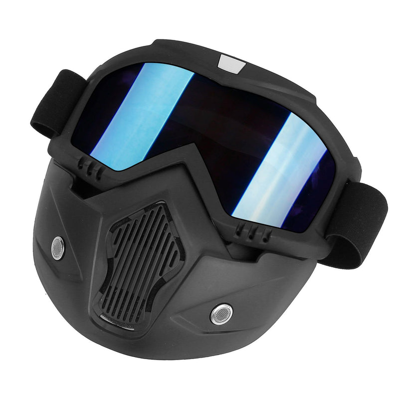 Mask Riding Goggle with Adjustable Non-slip Trip Mouth Filter