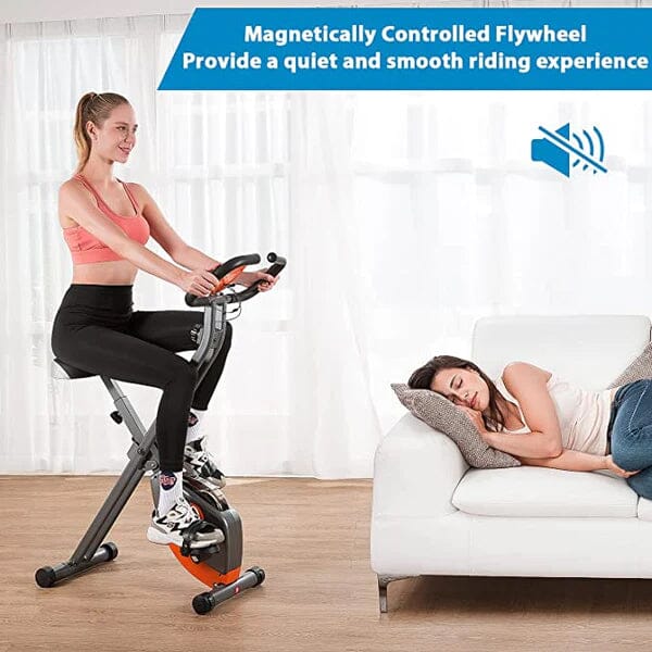 Maxkare folding magnetic discount upright exercise bike