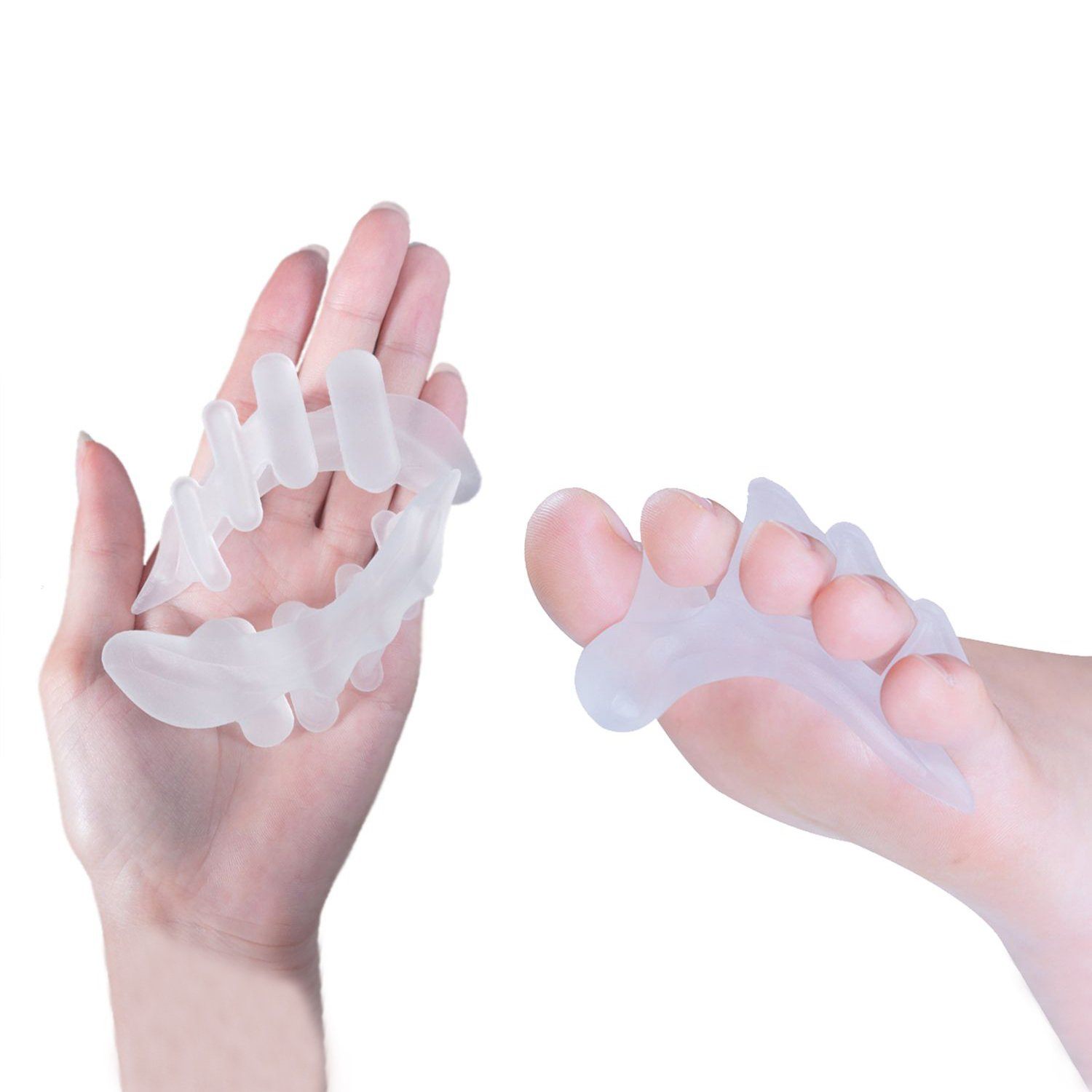 Medical Grade Gel Toe Separators and Spreaders Wellness - DailySale