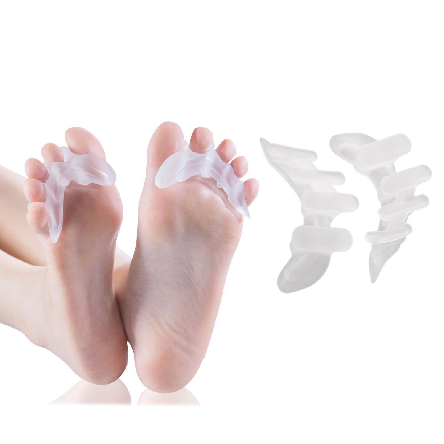 Medical Grade Gel Toe Separators and Spreaders Wellness - DailySale