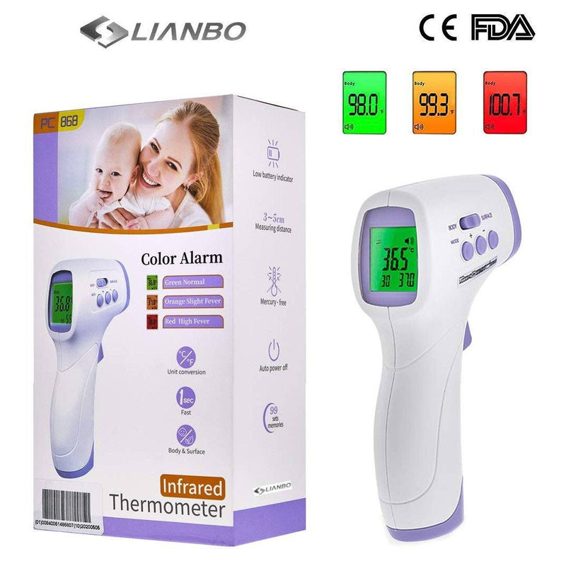 Medical Professional Infrared Thermometer Digital Non-Contact Laser Gun - YNA-800 Wellness & Fitness - DailySale