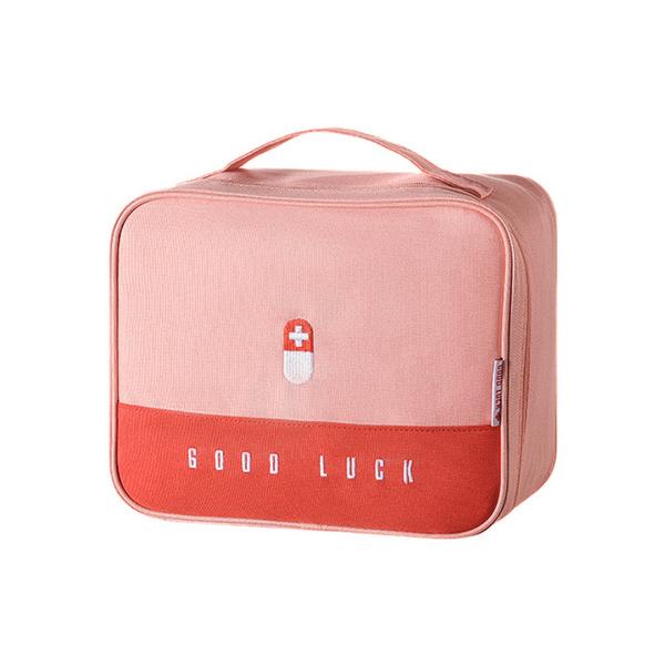 Medicine Box Family Portable Storage Bag Bags & Travel Pink - DailySale