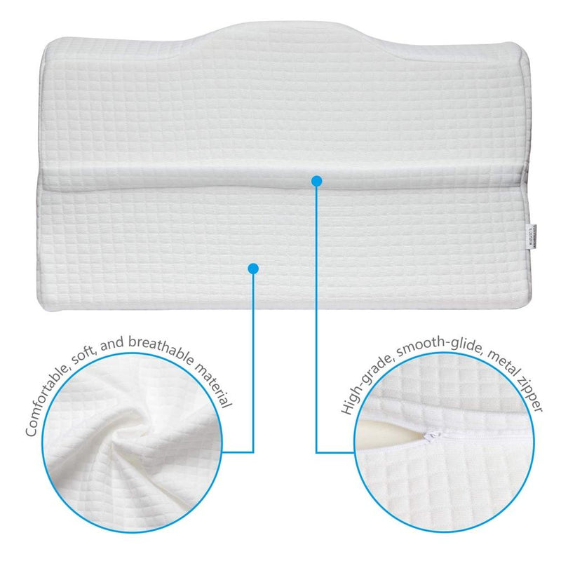 Memory Foam Bed Pillow for Sleeping Linen & Bedding - DailySale