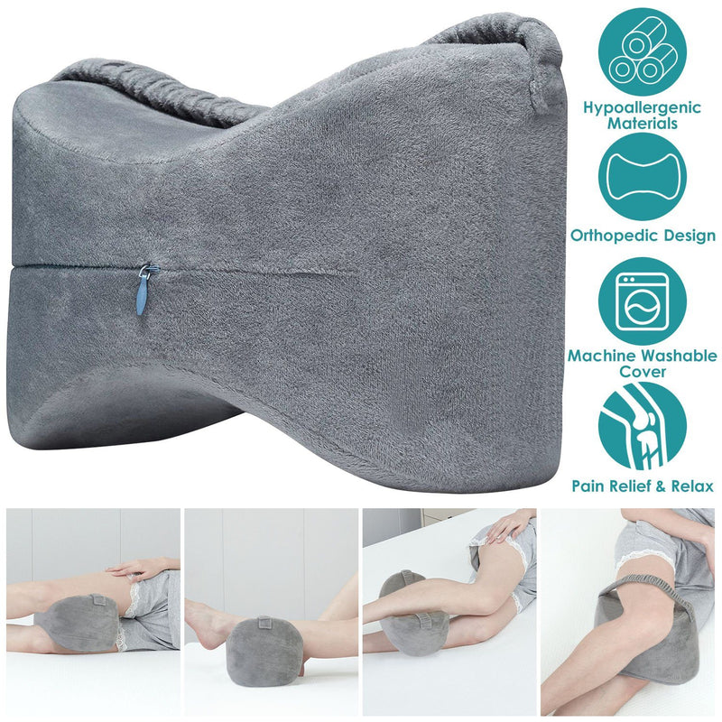 Memory Foam Contour Leg Pillow For Side Sleepers Bedding - DailySale