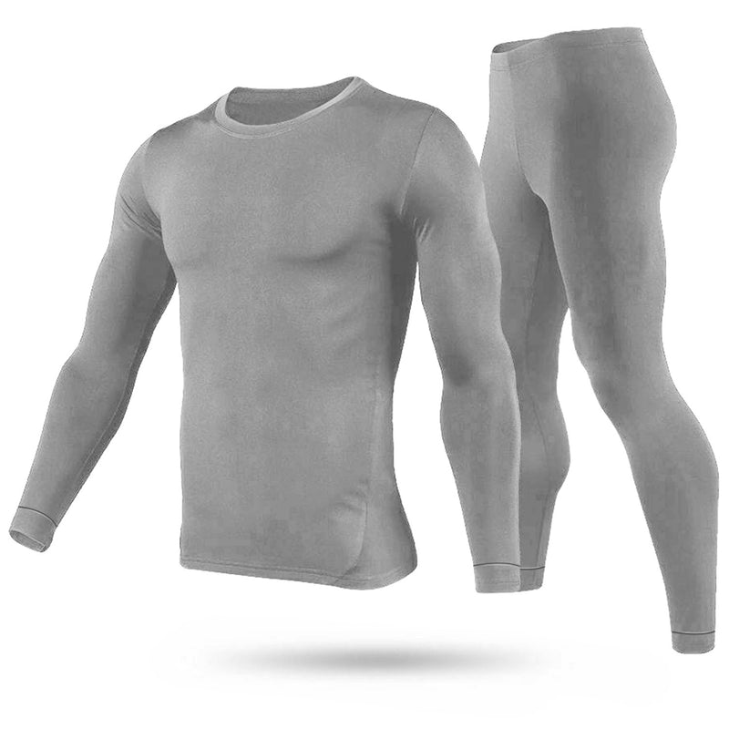 Men Thermal Underwear Set - Long Johns Pants and Long Sleeve