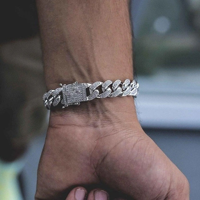Men's Alloy Metal Bracelet