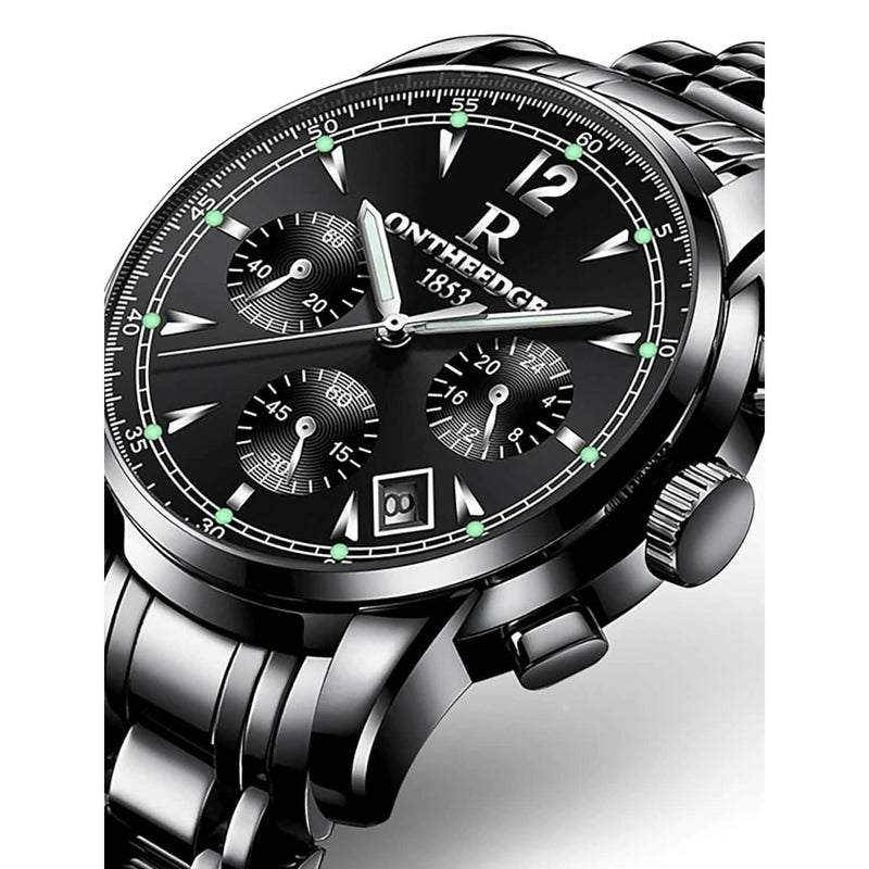 Men's Analog Quartz Watch Men's Shoes & Accessories Black - DailySale