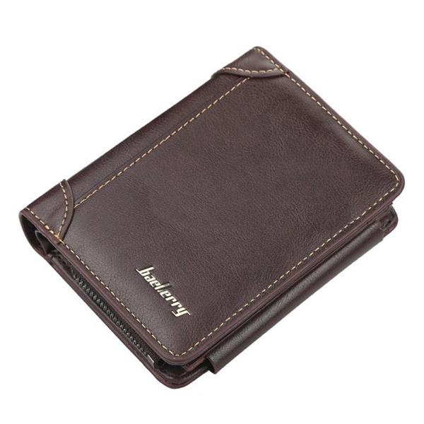 Men's Bifold Stylish Wallet Men's Shoes & Accessories Coffee - DailySale