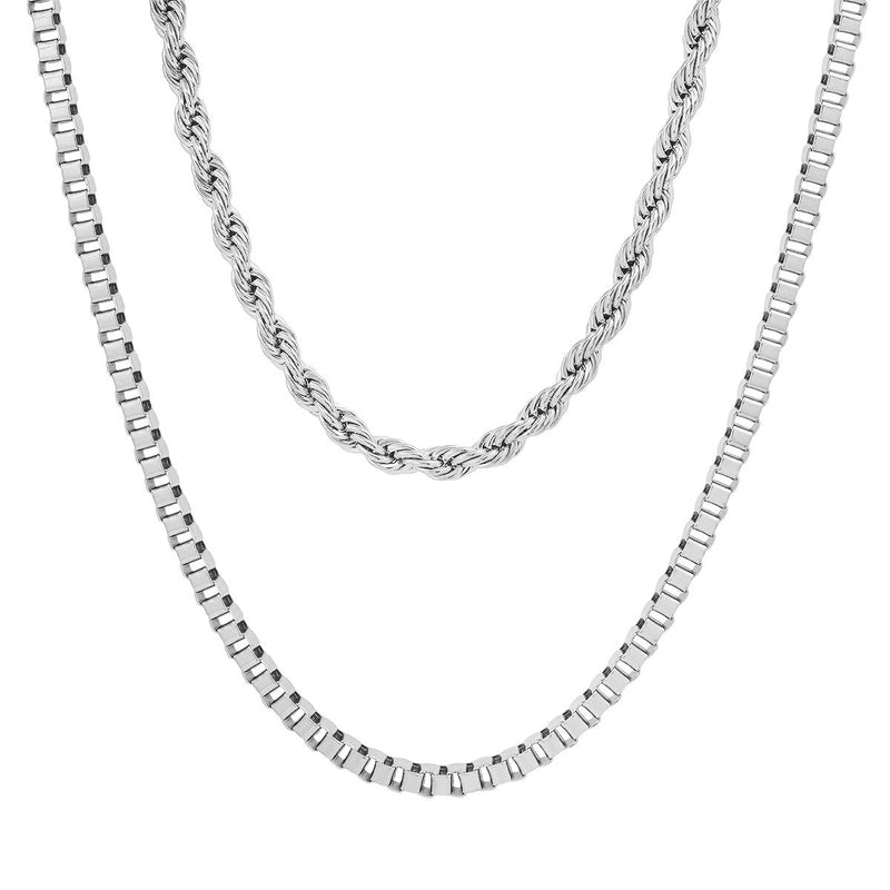 18K Gold Men's Double Layer Cross Pendant Charm Necklace – Awareness Avenue  Jewelry LLC