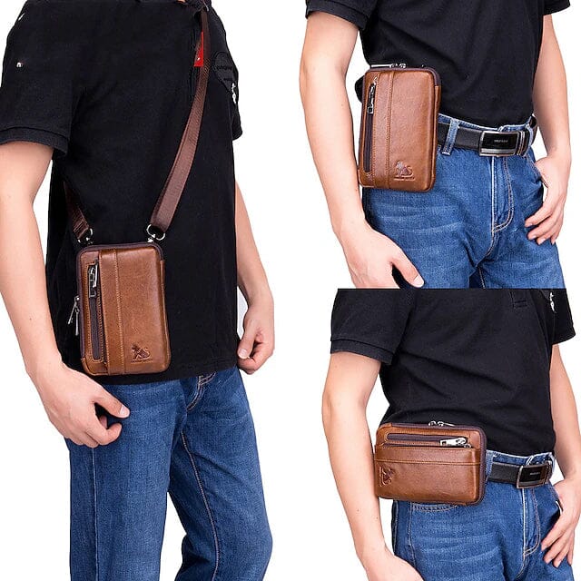 Men's Bum Bag Messenger Bag Fanny Pack Belt Pouch Bags & Travel - DailySale