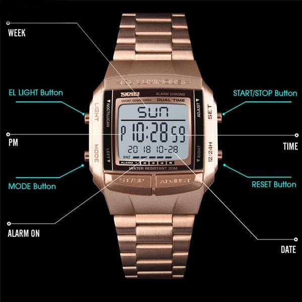 Men's Fashion LED Digital Watch Men's Shoes & Accessories - DailySale