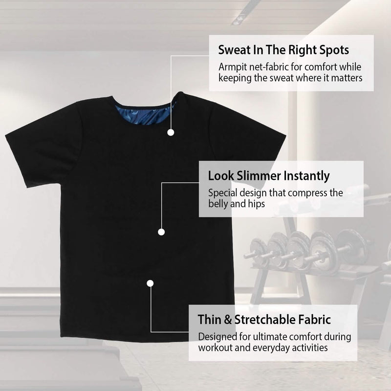 Men's Heat Trapping Body Shaper Shirt Fitness - DailySale