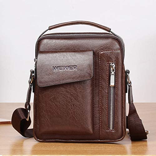 Men's Leather Handbag Small Crossbody Shoulder Bags