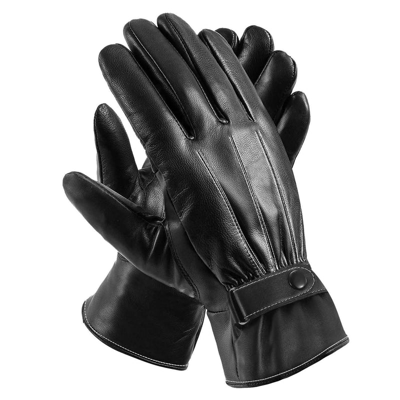Men's Leather Winter Gloves Touchscreen Men's Accessories - DailySale