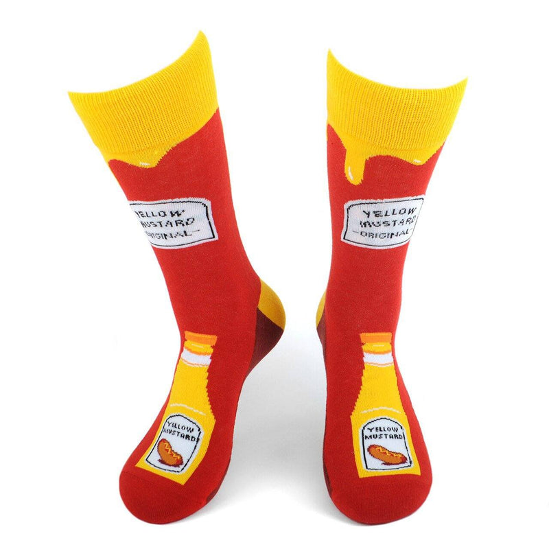 Men's Novelty Socks - Assorted Styles Men's Accessories Mustard - DailySale