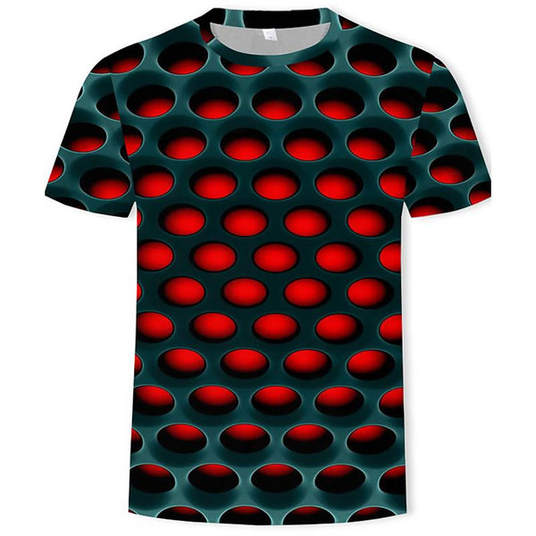 Men's Optical Illusion Plus Size Shirt Men's Clothing S - DailySale