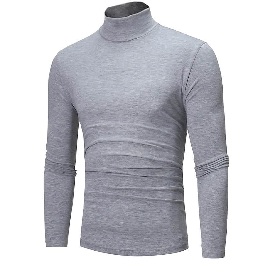 thermal mock turtleneck