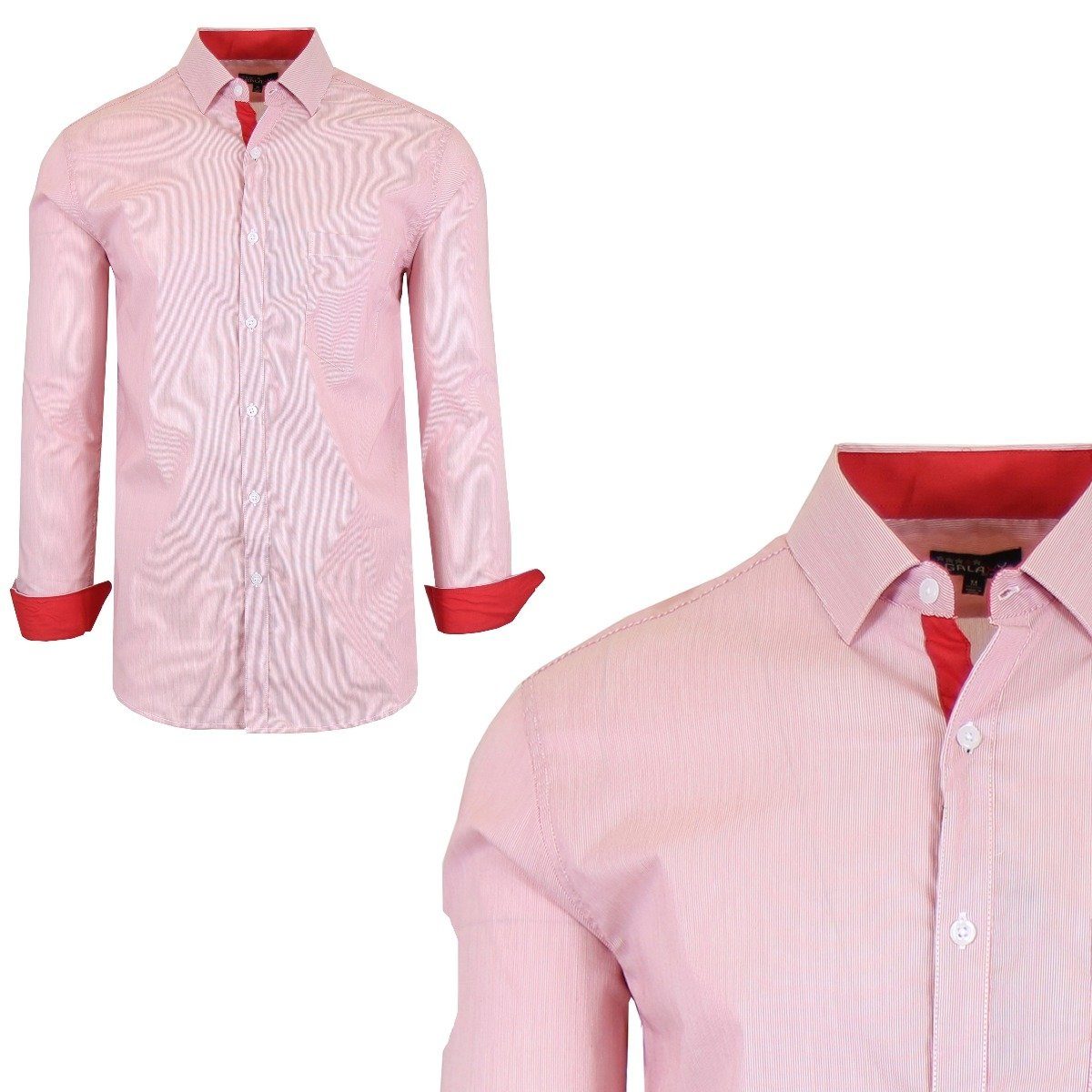 Men’s Quick Dry Slim Fit Stretch Dress Shirts Men's Apparel S No. 12 - DailySale