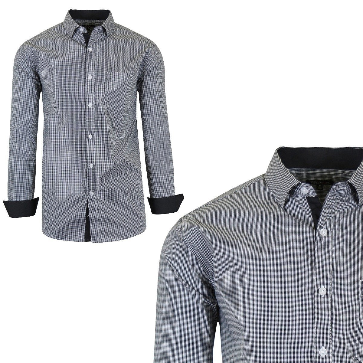 Men’s Quick Dry Slim Fit Stretch Dress Shirts Men's Apparel XXL No. 3 - DailySale