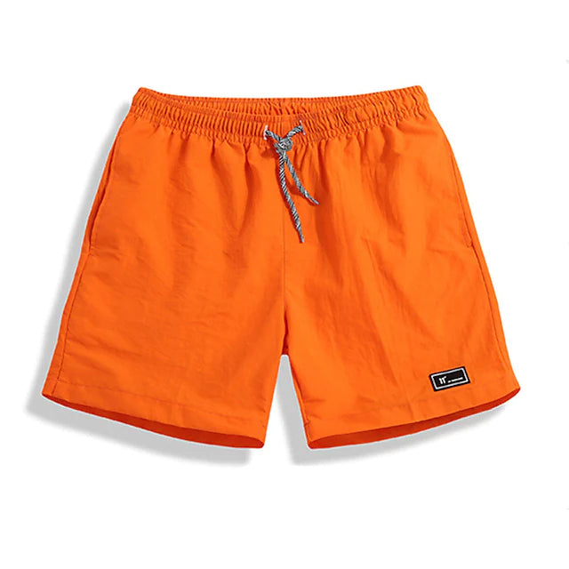 Men's Running Athletic Shorts Men's Bottoms Orange M - DailySale