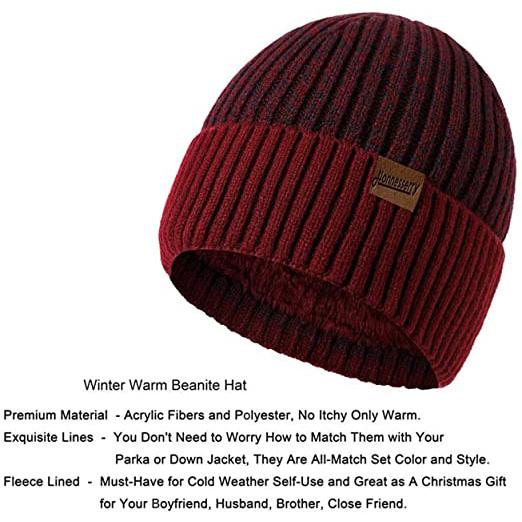 Men's Scarf and Beanie Hat Themal Gloves Set Men's Shoes & Accessories - DailySale