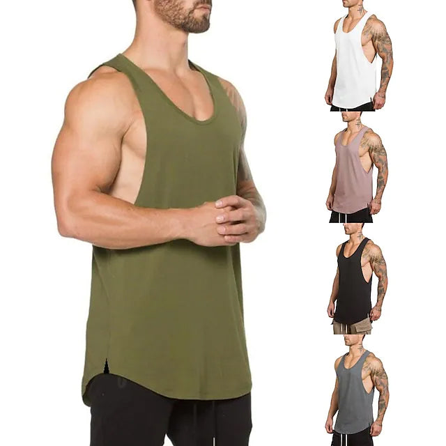 Men's Sleeveless Fitness Vest Men's Tops - DailySale