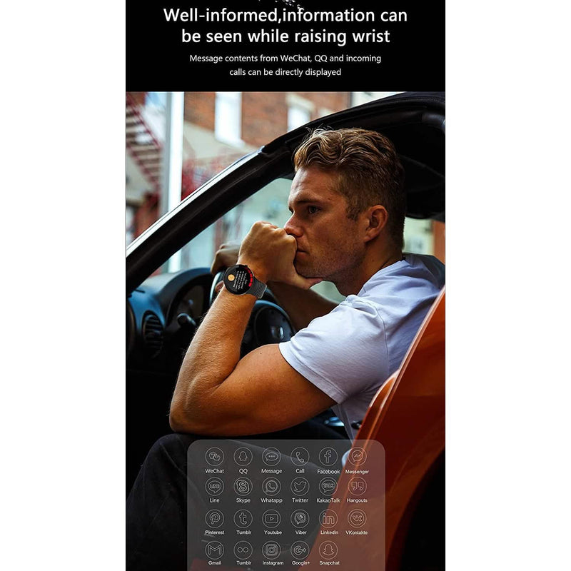 Men's Smart Watch Fitness Trackers with Heart Rate Monitor Smart Watches - DailySale