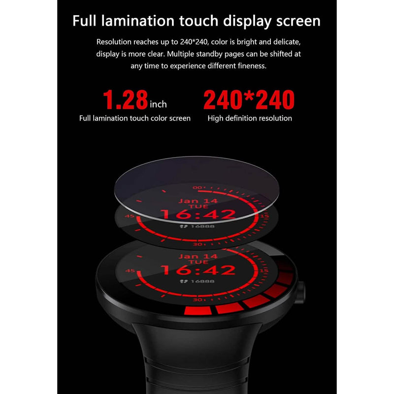 Men's Smart Watch Fitness Trackers with Heart Rate Monitor Smart Watches - DailySale