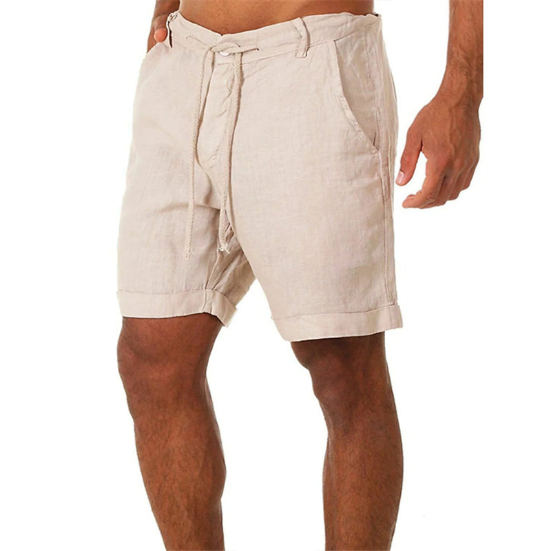 Men's Sports Casual Breathable Soft Beach Pants Men's Bottoms Beige S - DailySale
