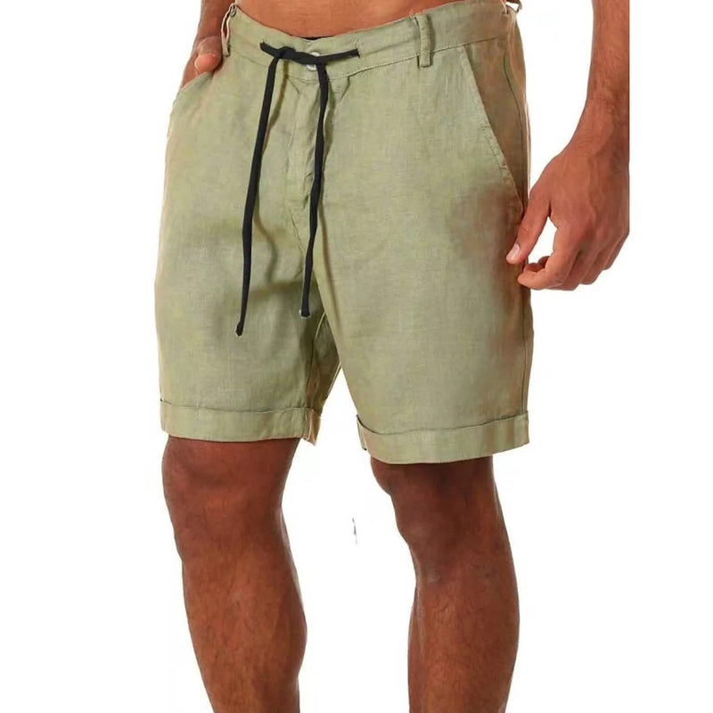 Men's Sports Casual Breathable Soft Beach Pants Men's Bottoms Green S - DailySale