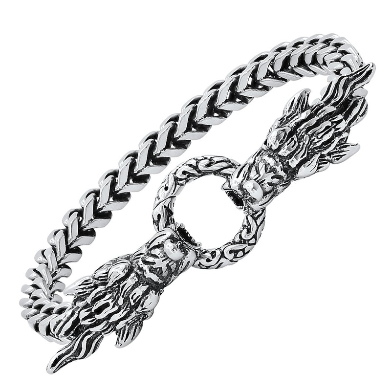 Men's Stainless Steel Dragon Head Bracelet Men's Accessories - DailySale