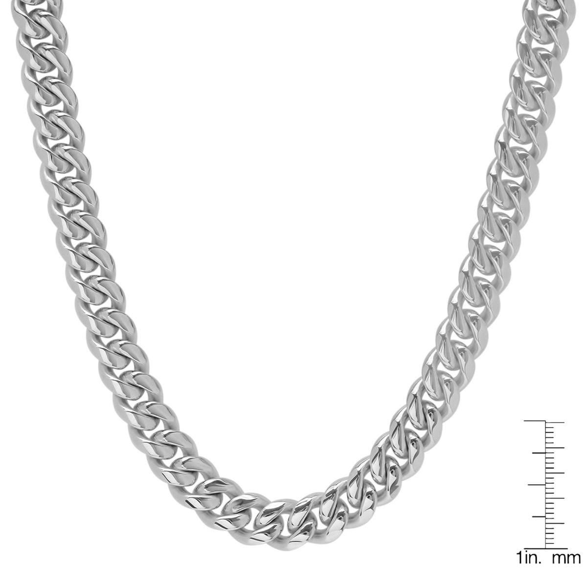 Men's Stainless Steel Miami Cuban Chain Necklaces - DailySale