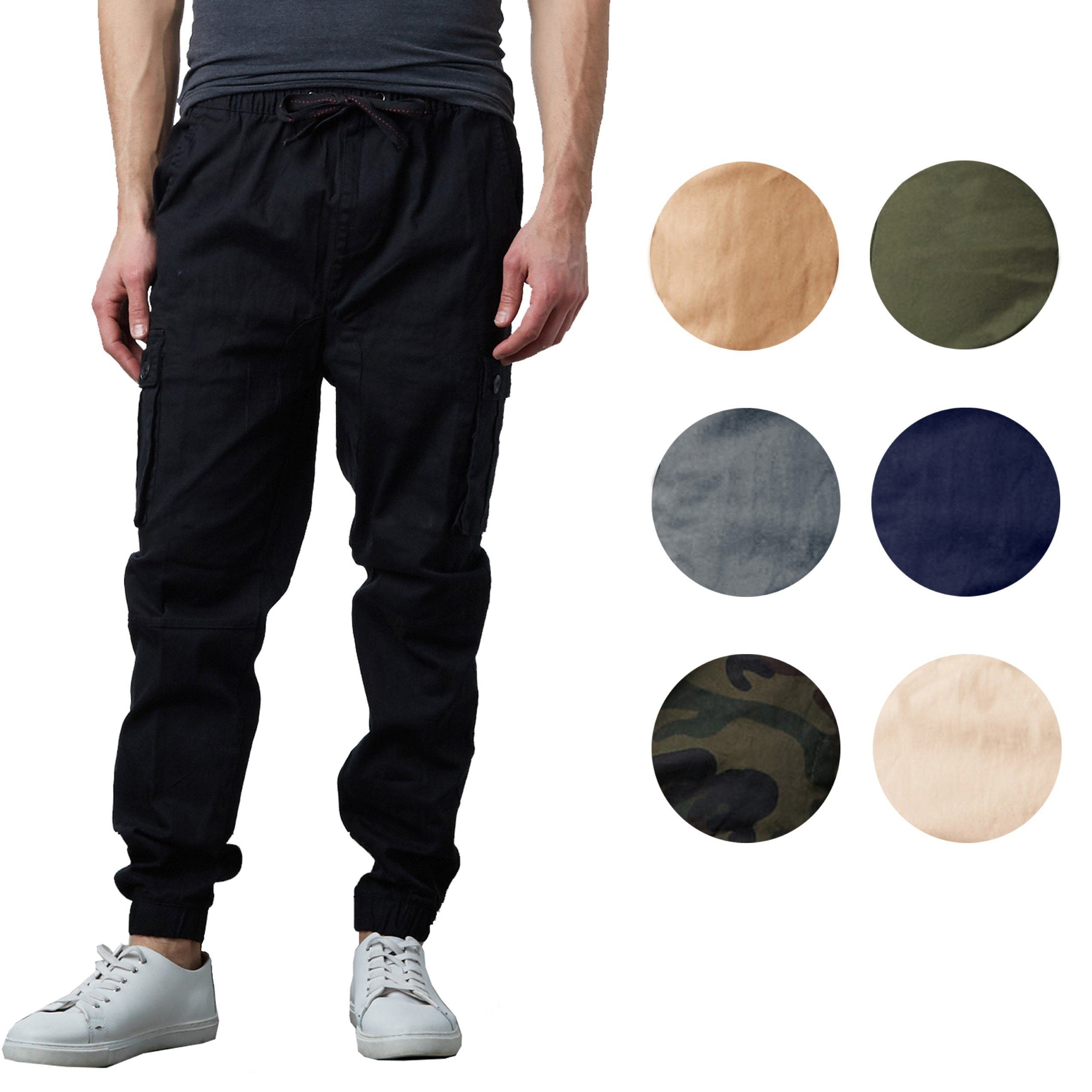 Men's Stretch Cargo Jogger Pants Men's Clothing - DailySale