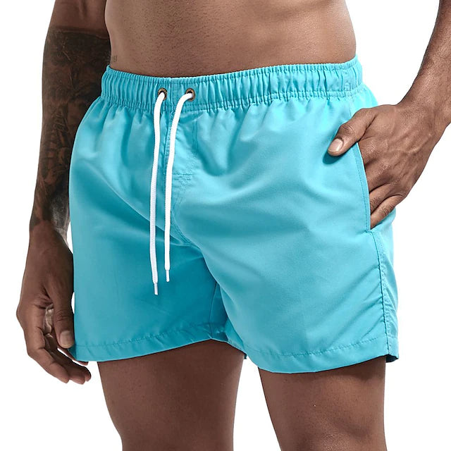 Men's Swim Shorts with Mesh Liners Men's Bottoms Blue M - DailySale