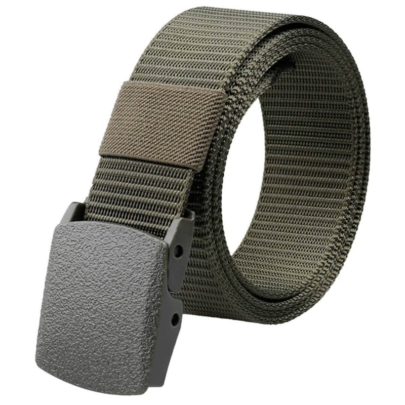 Men's Tactical Knit Pure Color Belt Men's Shoes & Accessories Army Green - DailySale