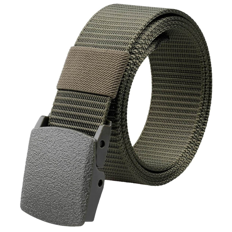 Men's Tactical Knit Pure Color Belt Men's Shoes & Accessories Army Green - DailySale