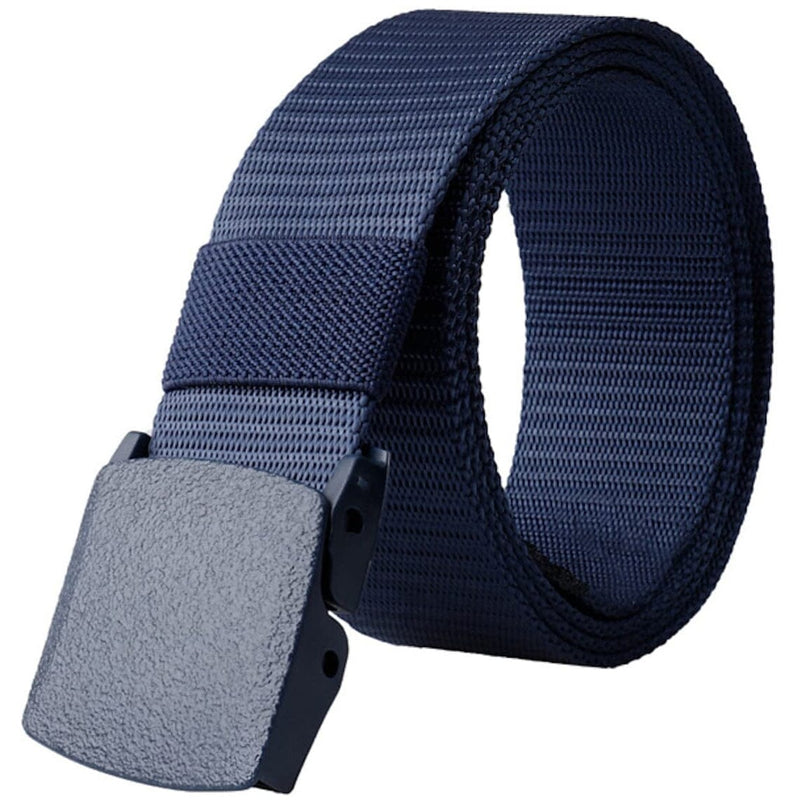 Men's Tactical Knit Pure Color Belt Men's Shoes & Accessories Blue - DailySale