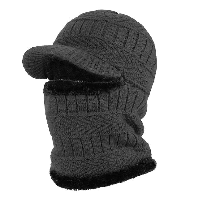 Men's Thermal Warm Hat Men's Shoes & Accessories Gray - DailySale