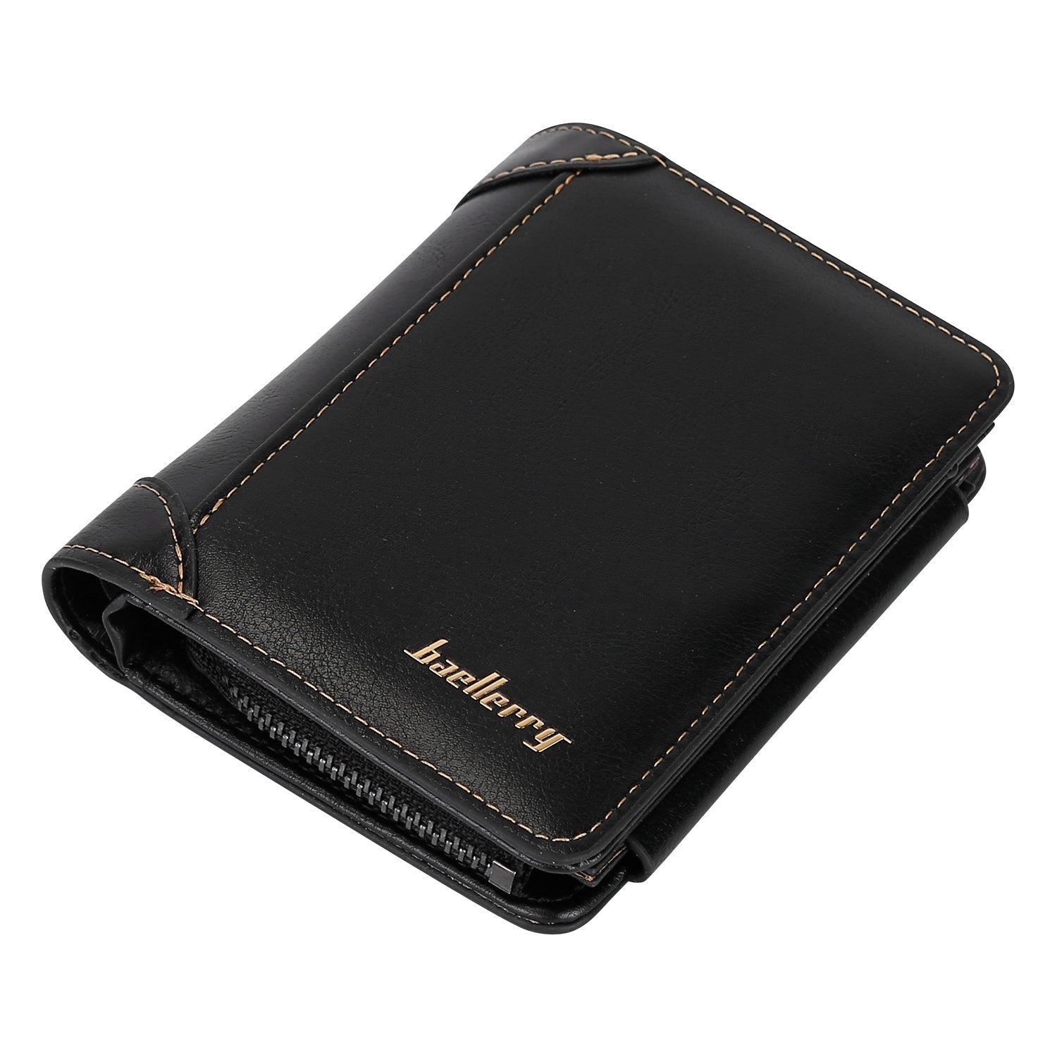 Men's Trifold Clutch Leather Wallet ID Card Holder Men's Shoes & Accessories - DailySale