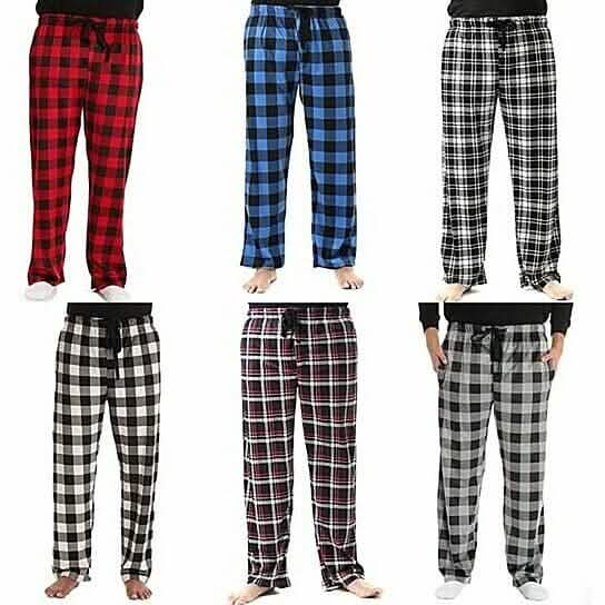 Men's Ultra Soft Flannel Plaid Pajama Lounge Pants Men's Bottoms - DailySale