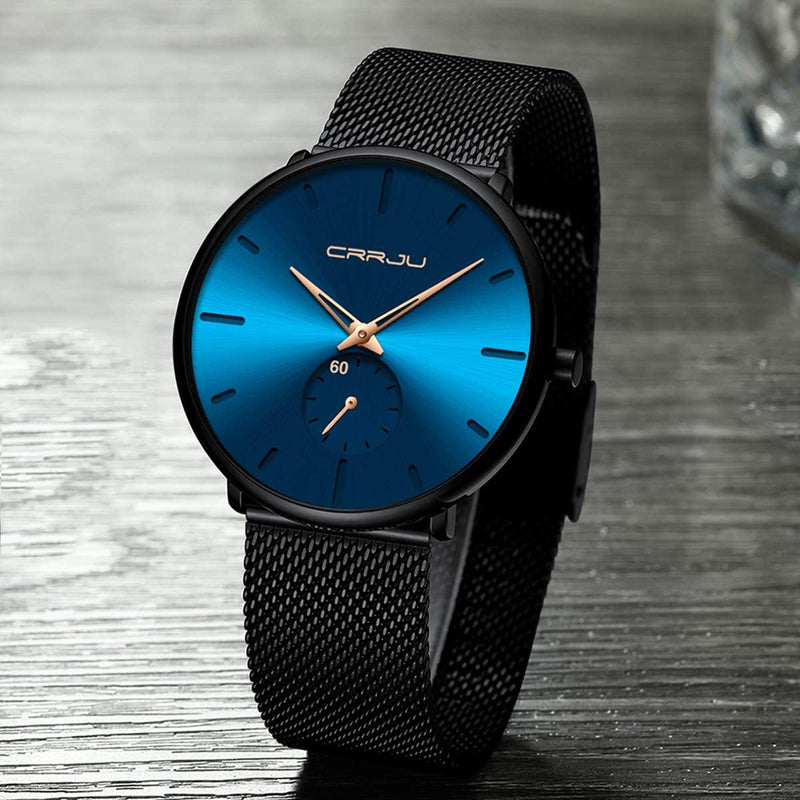 Men's Ultra-Thin Minimalist Waterproof Fashion Wrist Watch
