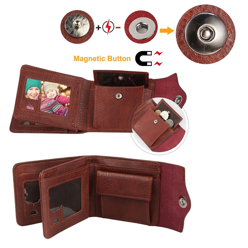 Men's Wallet PU Leather BiFold RFID Blocking Card Holder Men's Accessories - DailySale